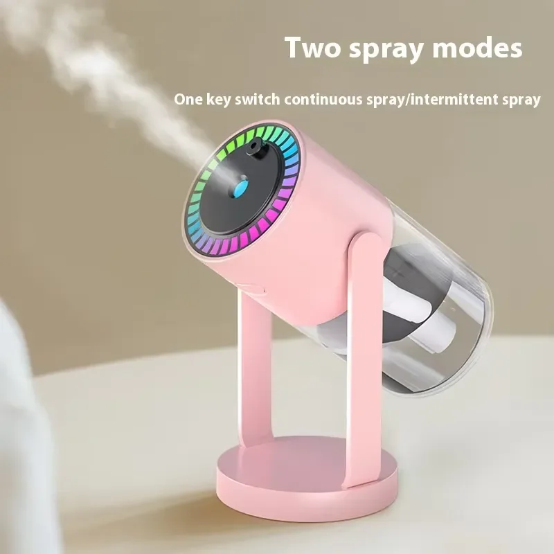 Smart Portable Car Air Purifier Aromatherapy Water Mist Humidifier with Night Light for Vehicle Use High Quality Compact