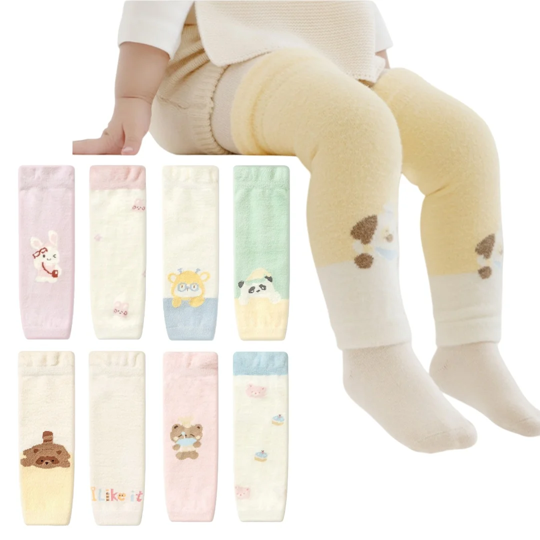 2 pares de joelheira de segurança perna mais quente meninas meninos acessórios bebê joelheira crianças rastejando cotovelo almofada crianças protetor