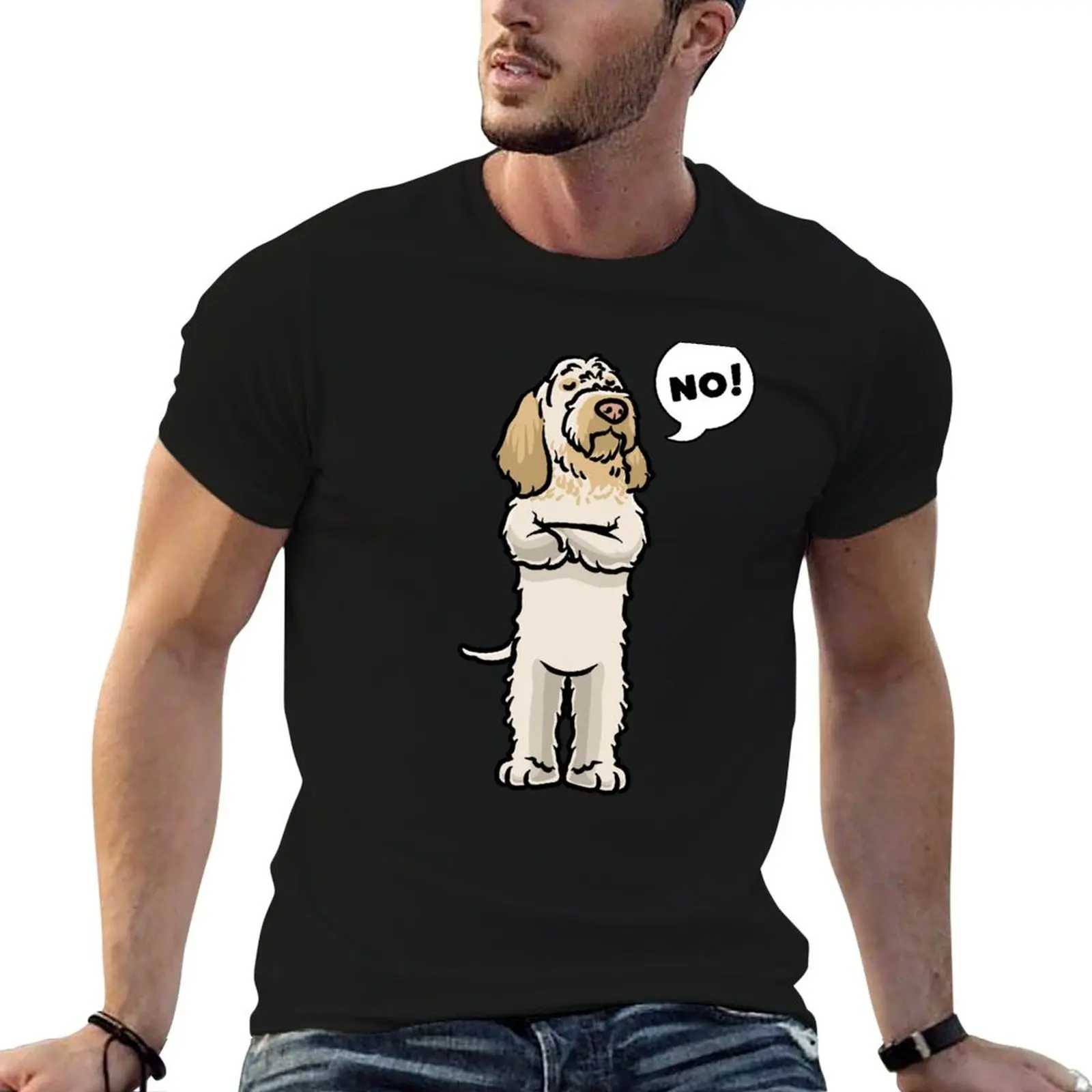 T-shirt décontracté pour chien Spinone Italiano, à porter au quotidien