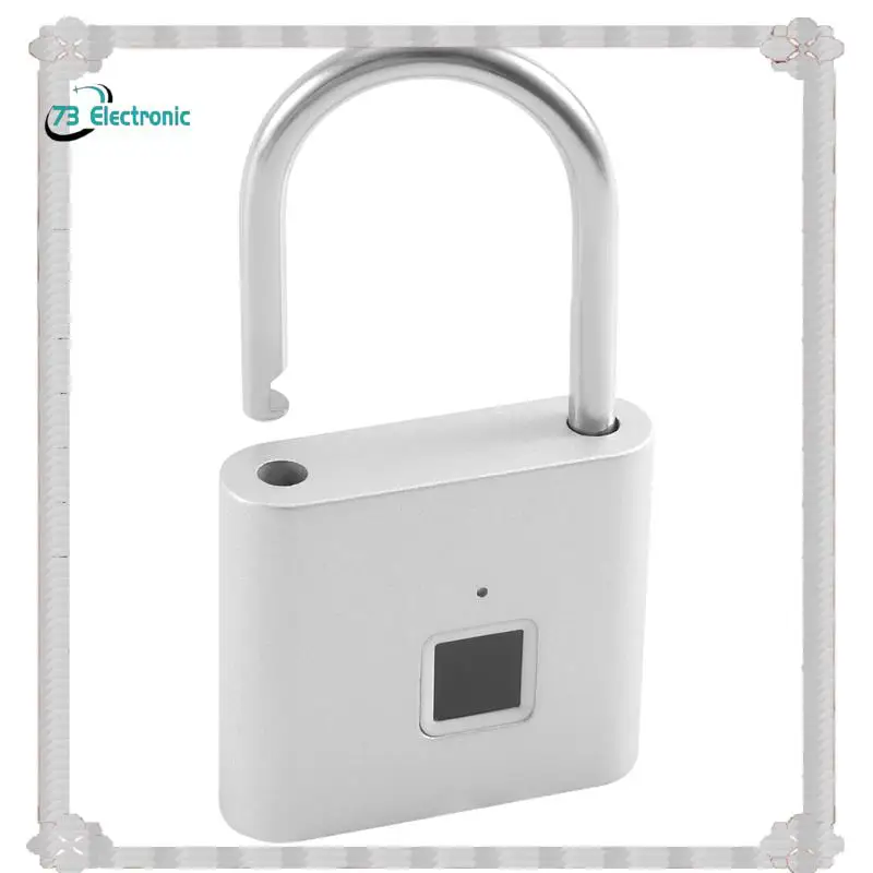 

24-Hour Delivery Fingerprint Padlock,Portable Anti-Theft USB Charging Fingerprint Lock For Lockers, Suitcases, Backpacks Etc Can