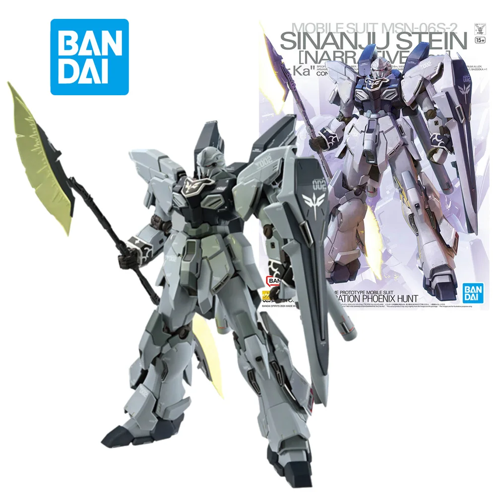 

Original Bandai MG 1/100 Sinanju Stein NT Ka GUNDAM Assembling Model Anime Action Figure Collectible Models Toys Birthday Gifts