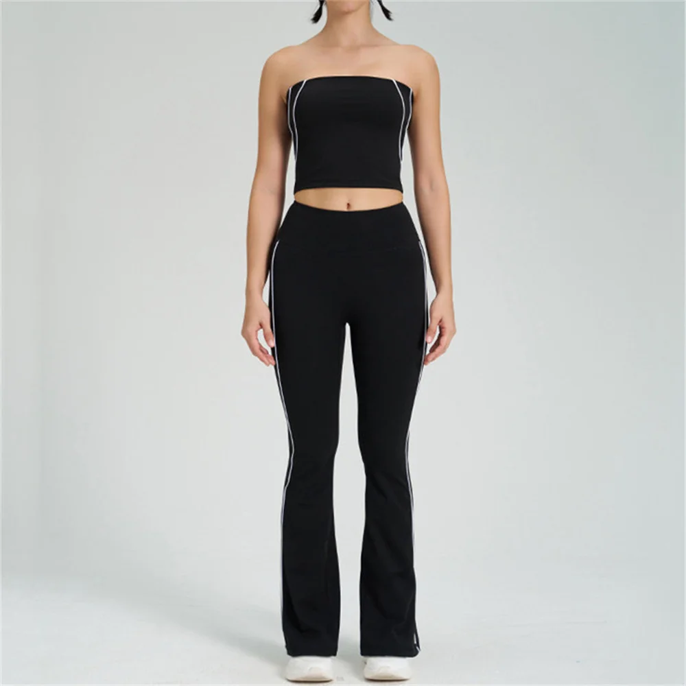 Sujetador deportivo XL para mujer, ropa interior sin tirantes, chaleco de Yoga con espalda descubierta, Sujetador deportivo para gimnasio de verano,