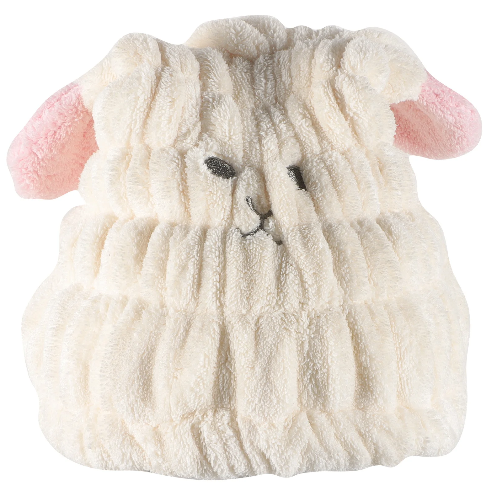 

Fashionable Animal Embroidery Dry Hair Cap Fast Absorption Soft Supple Practical Bathing Turban for Women Girls