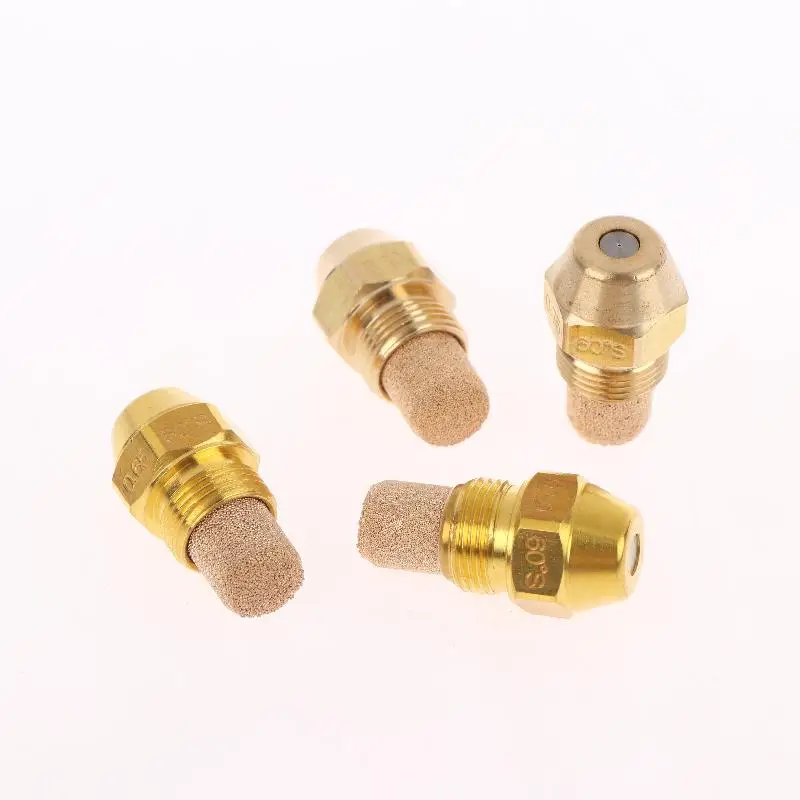Brass Fuel Oil Nozzle High Accuracy Corrosion Resistant for Hotel Central Boiler Heating Oil Burner Parts
