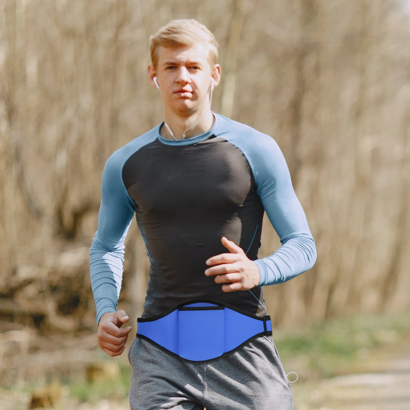 

Mic Belt Bag Wireless Microphones Fitness Gym Trainer Holder Neoprene Material Adjustable Waist Sports Mic Pouch Portable