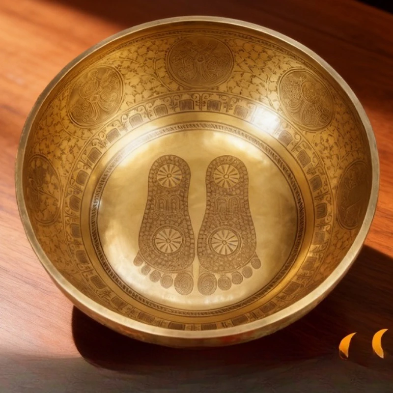 Large Copper Singing Bowl Nepal Handicraft Meditation Singing Bowls Yoga Sound Therapy Bowls Musical Instruments Percussion