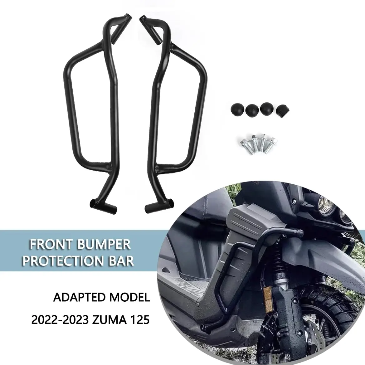 دراجة نارية الحديد الإطار الحرس تحطم بار حامي الملحقات الإطار الحرس تحطم بار صالح ل 2022 2023 ياماها زوما 125
