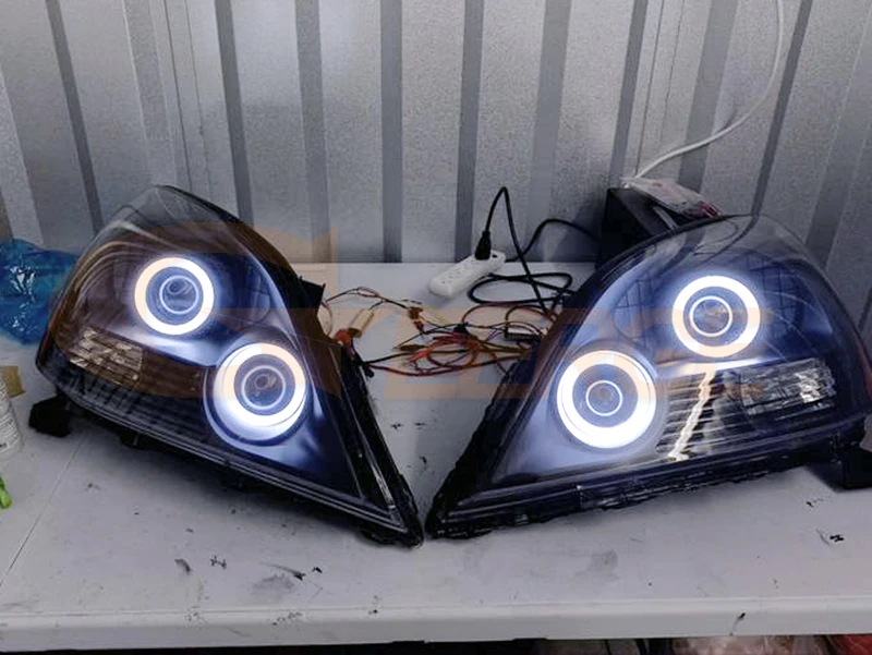 For Lexus GX 470 GX470 J120 2003 2004 2005 2006 2007 2008 2009 Ultra Bright COB Led Angel Eyes Kit Halo Rings Car Accessories