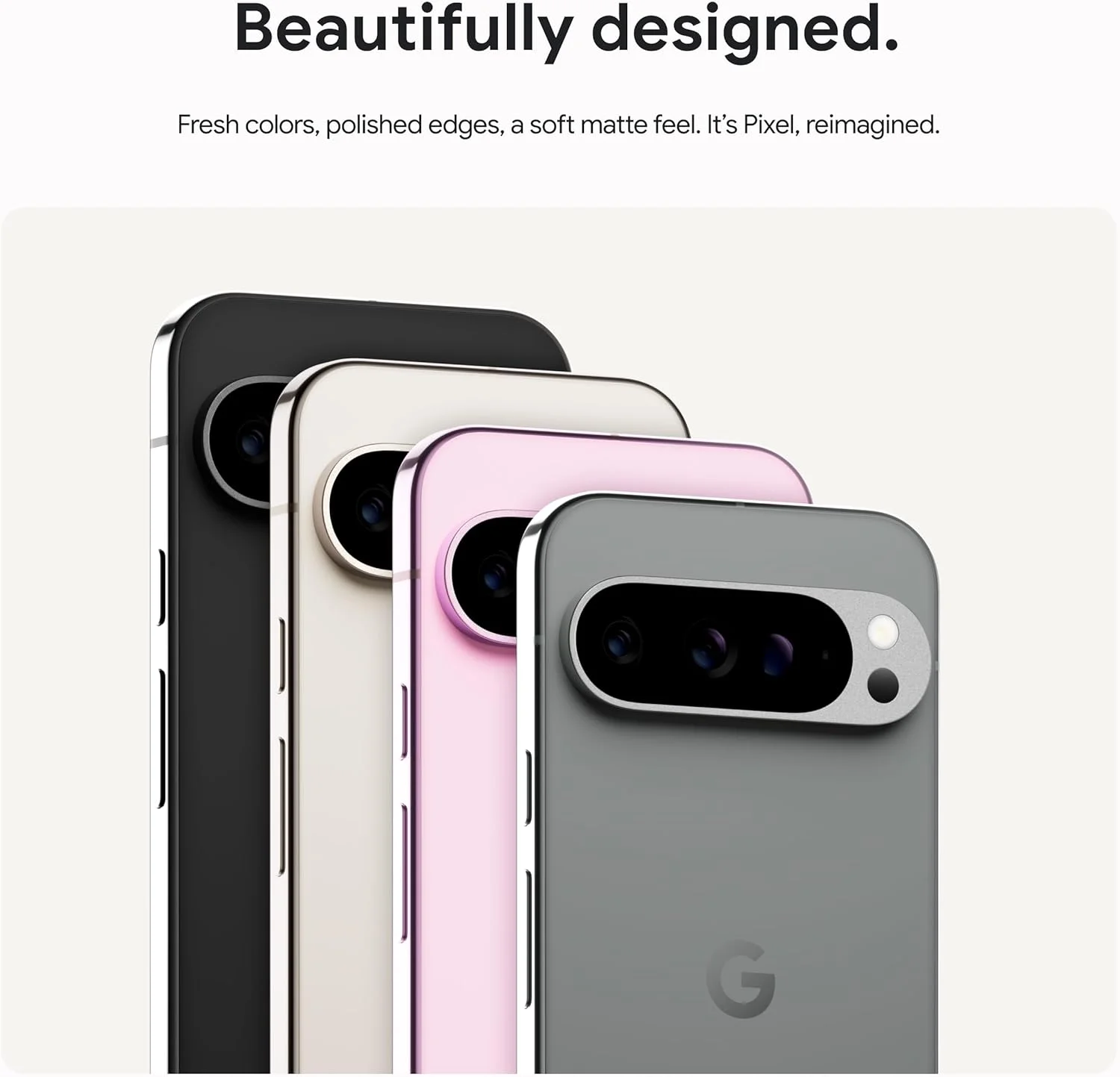 جوجل بيكسل 9 برو 9 برو 16 جيجابايت رام 128 جيجابايت 256 جيجابايت روم 6.3 بوصة OLED NFC ثماني النواة جوجل Tensor G4 غير مقفلة 5G IP68 الأصلي المحمول