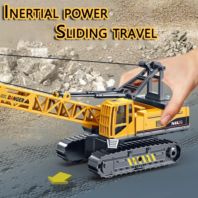 فريق قاطرة الرفع والرفع الهندسي، رافعة كبيرة، مركبة هندسية، نموذج محاكاة لعبة الأطفال، موديل سيارة الصبي #2