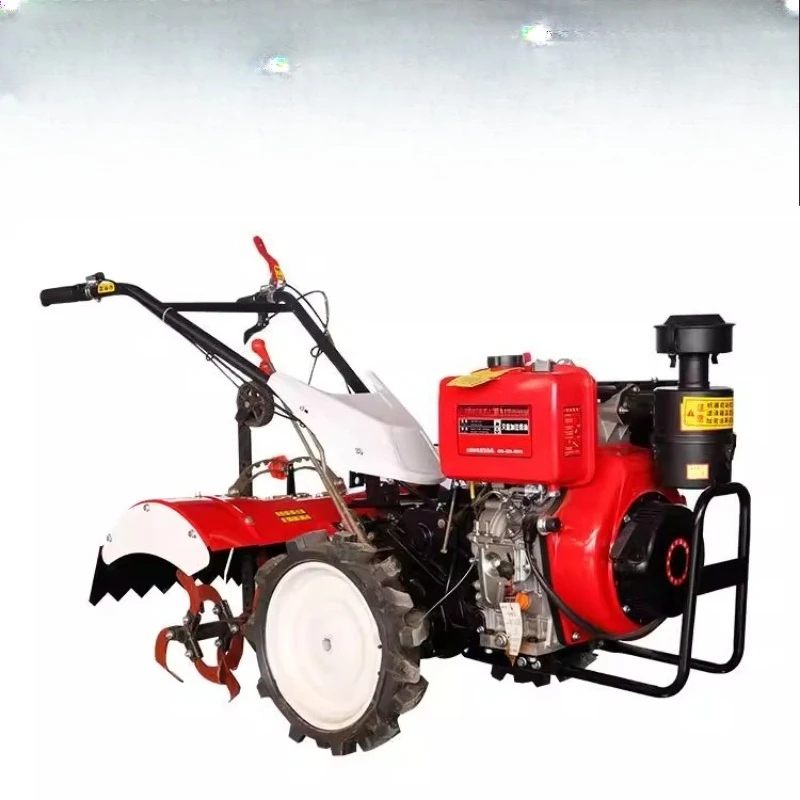 

Four-wheel drive rotary tiller agricultural small ditching machine cultivated land machine