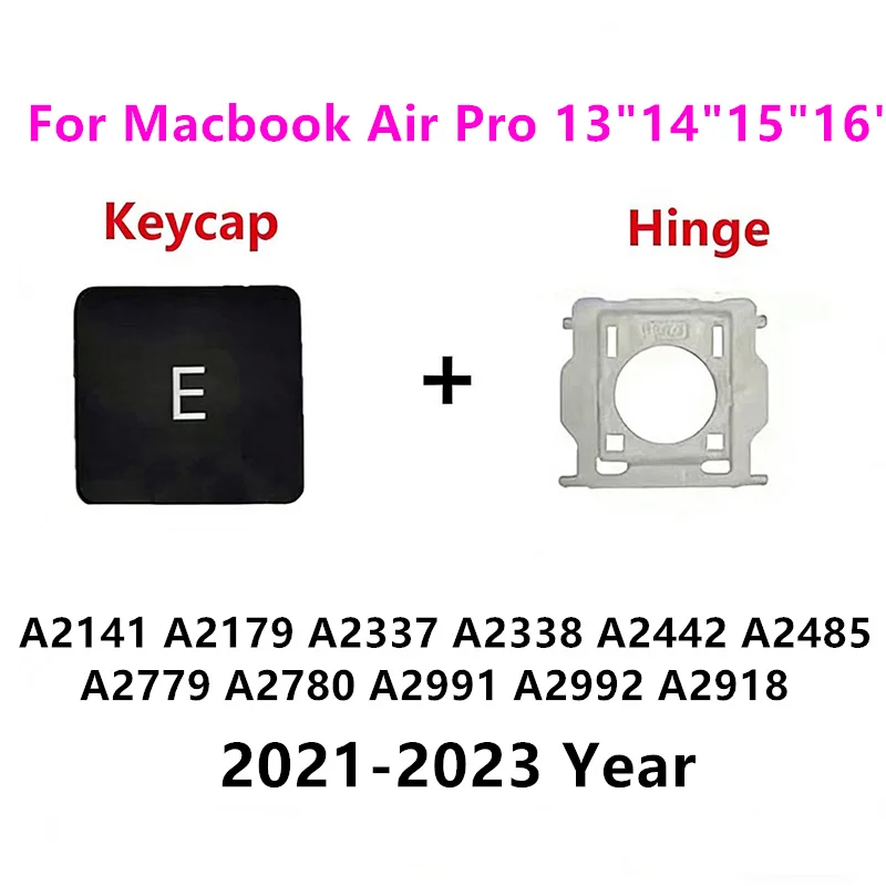New E Keycaps Keys or Hinge For Macbook Pro 13