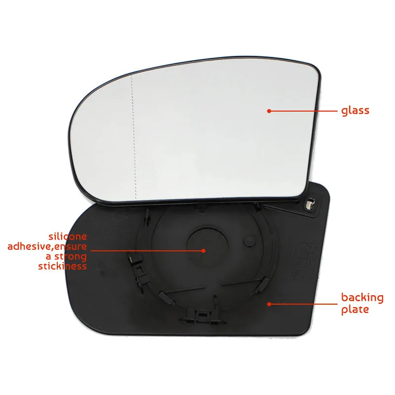 Side Rearview Mirror Glass Heater Anti-fog Defrosting Door Wing Mirror Sheet For Mercedes-Benz E,C-Class W211 W203 01-07