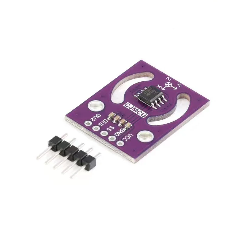 5pcs MCU-93 MLX90333 3D Handle Joystick Sensor Module Absolute Position SPI Interface For Arduino