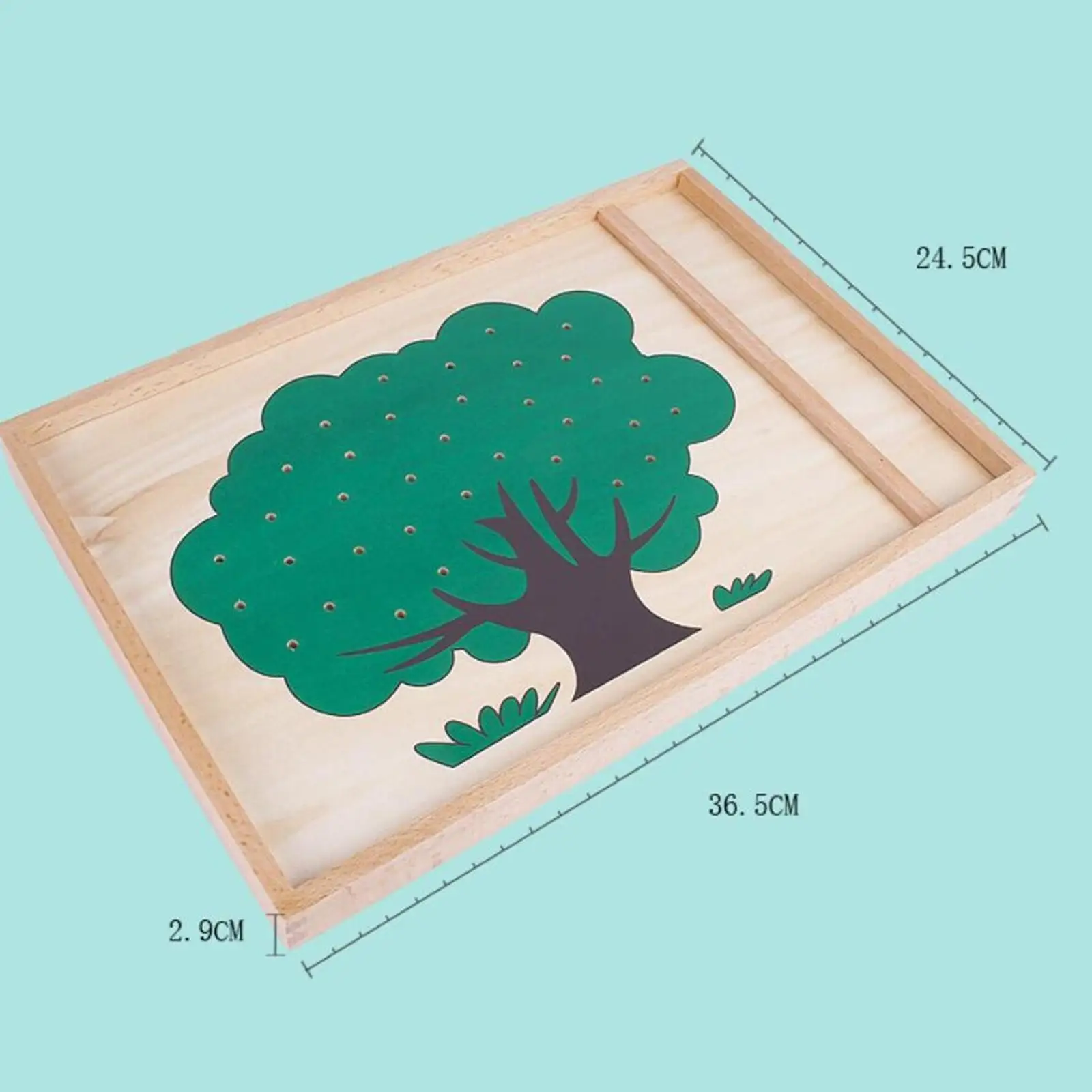 Giocattolo per il conteggio della matematica in legno giocattoli educativi per l'apprendimento precoce scatola per alberi in legno per bambini in età prescolare bambini ragazzi ragazze bambini