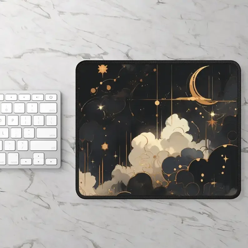 

Cloud moon night xxs mouse pad 900x400 lock edge waterproof anti-fouling table mat game players PC desktop accessories in stock