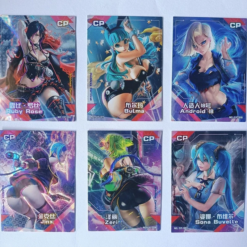 

Аниме «История богини», Acg, сексуальная девушка, CP-карты, Android 18, Коллекционные карты Blake Bulma, подарки на Рождество, день рождения, детские игрушки