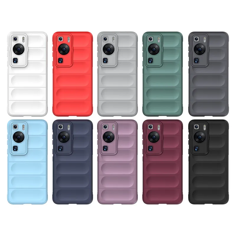 For Huawei P60 Pro Case Huawei P60 Pro Art 5G Cover Shockproof Silicone Original TPU Protective Phone Back Cover Huawei P60 Pro