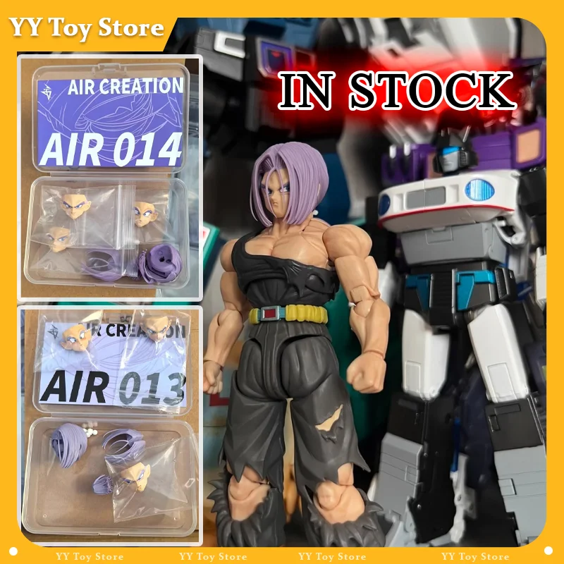 

Air SHF Dragon Ball Anime Figure Future Trunks Headsculpt Air013 Air014 Air015 Model Toy Head Accessories Collection Statue Gift