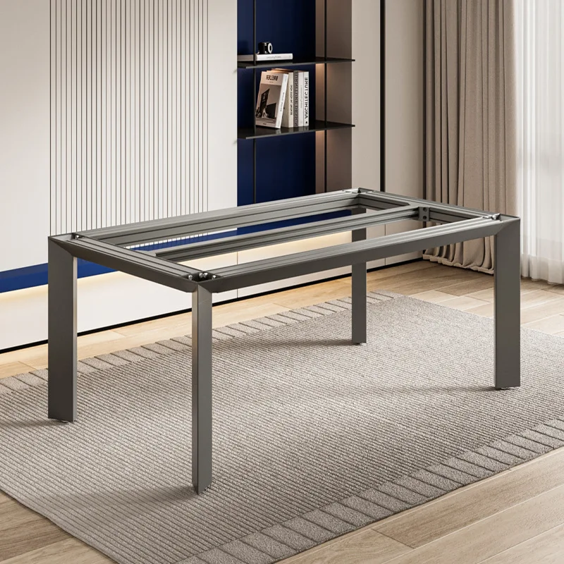Rock slab table leg bracket office desk meeting table leg support frame large slab marble dining table sole seat