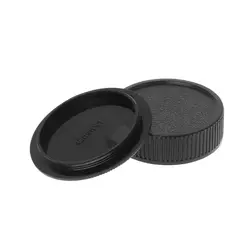 Rear Lens Body Cap Camera Cover Set Dust Screw Mount for Protection Plastic Black Replacement for M42 42mm Camera Lens P