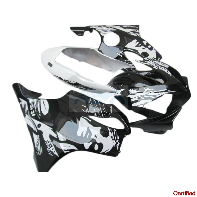 

Обтекатели в черно-белую полоску подходят для Honda CBR600 F4I 2004 2005 2006 2007, комплект обтекателей CBR600 F4i 04 05 06 07