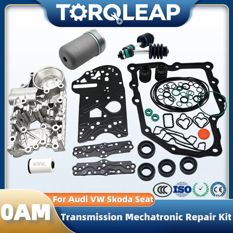 For Audi VW T4 Golf 7 SKODA DQ200 0AM DSG 7 Auto Transmission Mechatronic Valve Body Repair Kit with Push Rod Car Accessories