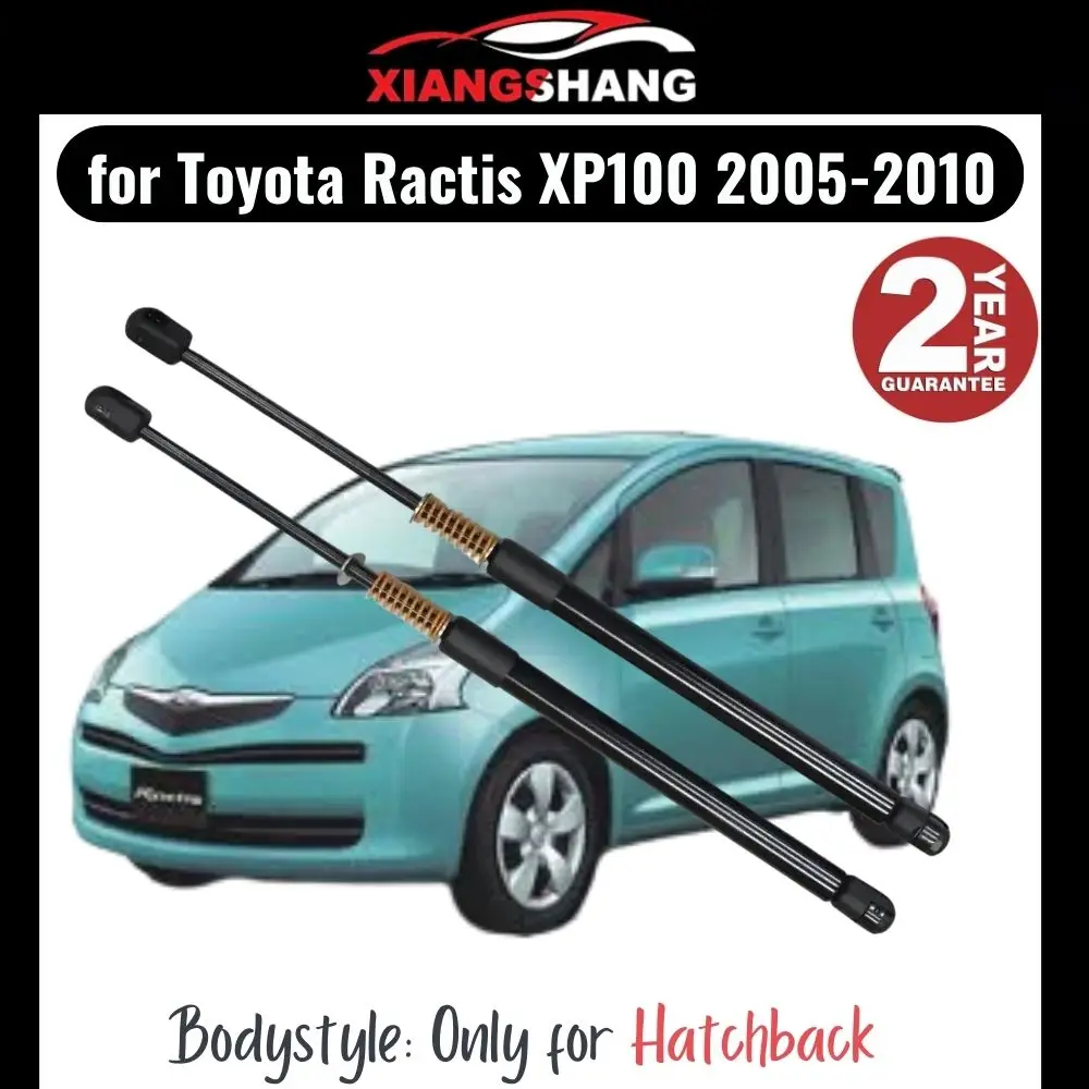 

2pcs Rear Tailgate Damper for Toyota Ractis (XP100) 2005-2010 Hatchback WITH SPRING Trunk Boot Gas Charged Gas Struts