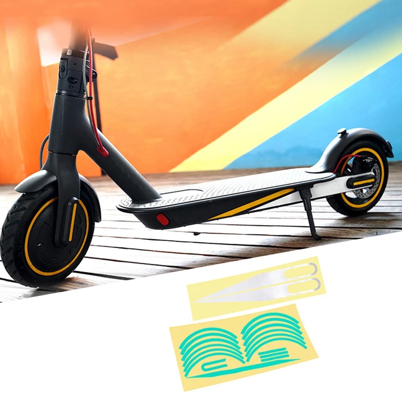 ボディ警告ステッカー 1S 電動スクーター用反射ステッカーカバーホイール Sticke 部品
