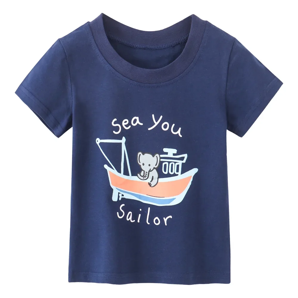 Children's T-shirt boys face short-sleeved T-shirt in small children in the summer new children's T-shirt boys clothes