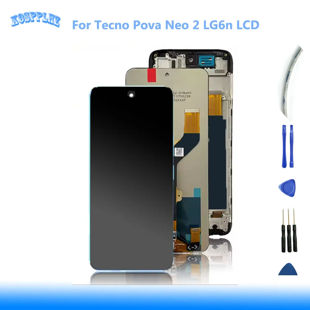 

For Tecno Pova Neo2 Display LCD LG6n Display Touch Screen Digitizer Assembly NO Frame 6.82" For Infinix Tecno Pova Neo 2