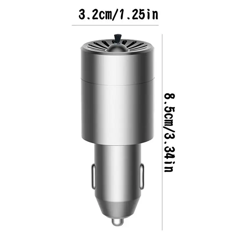 Oczyszczacz samochodowy 12V oczyszczacz do samochodu powietrza Mini samochód oczyszczacz powietrza jonizator jony ujemne przenośny Ionic