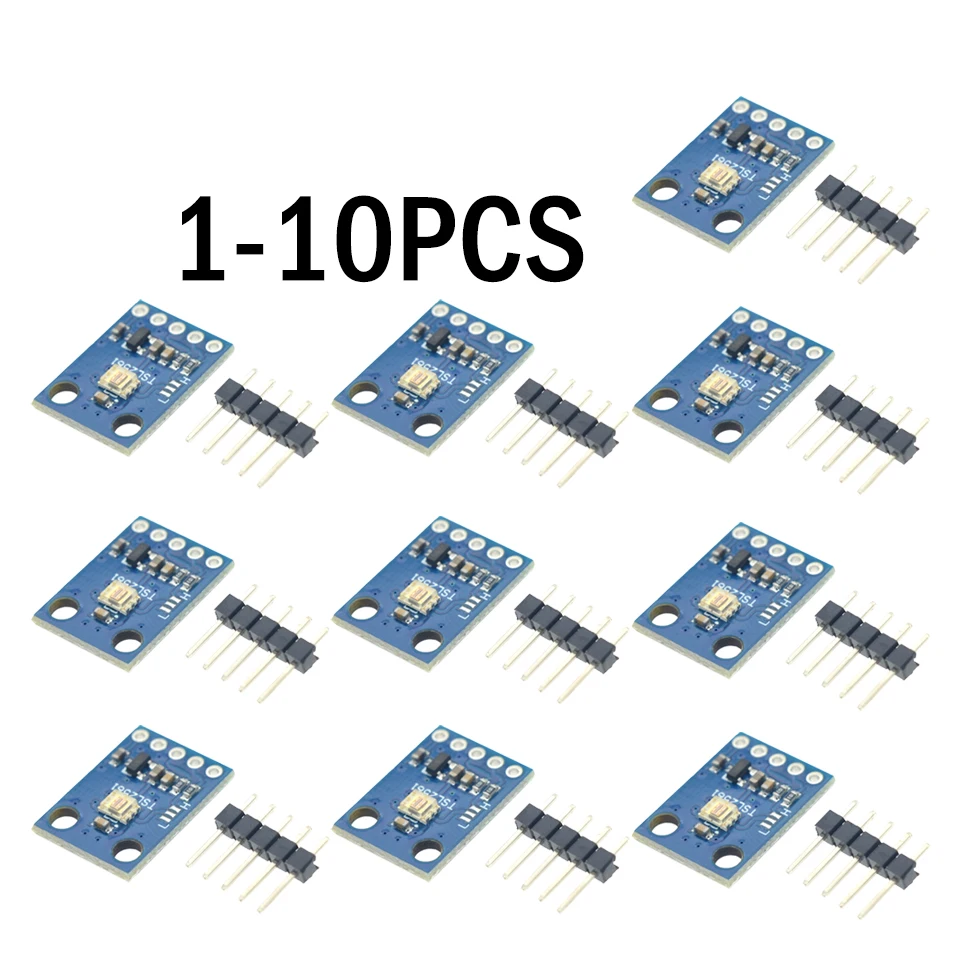 Módulo GY-2561 de intensidade de luz TSL2561 Módulo de sensor Módulo de super intensidade