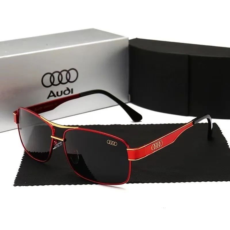 Lunettes de soleil polarisées anti-absorbe ouissement pour conducteur de voiture, lunettes de luxe haut de gamme pour Audi A3 A4 A5 horizon A7 A8 Q3