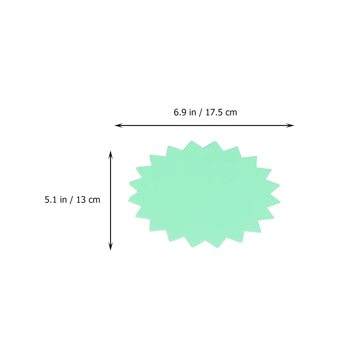 

80pcs Mini Explosion Sticker Signs Blank Advertising Paper Supermarket Price Tag Eco Friendly Christmas Party Favor