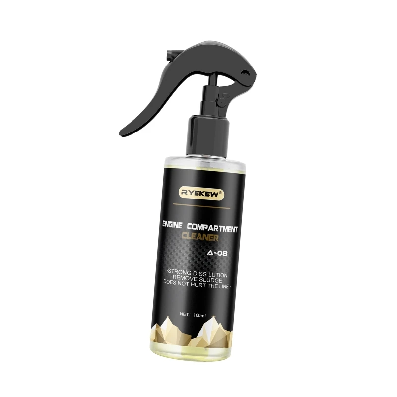 High Performances Automotive Engine Compartment Cleaner 100ml Liquid Removes and Enhances Machinery Longevity