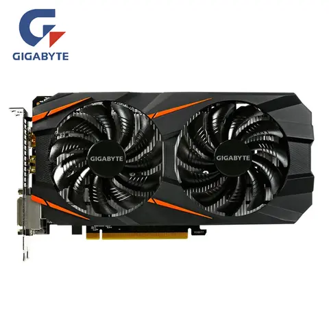 Używane GIGABYTE wideo karty oryginalny GTX 1060 3GB karty graficzne mapę, aby nVIDIA Geforce GTX1063 GDDR5 192Bit Hdmi karta graficzna karty