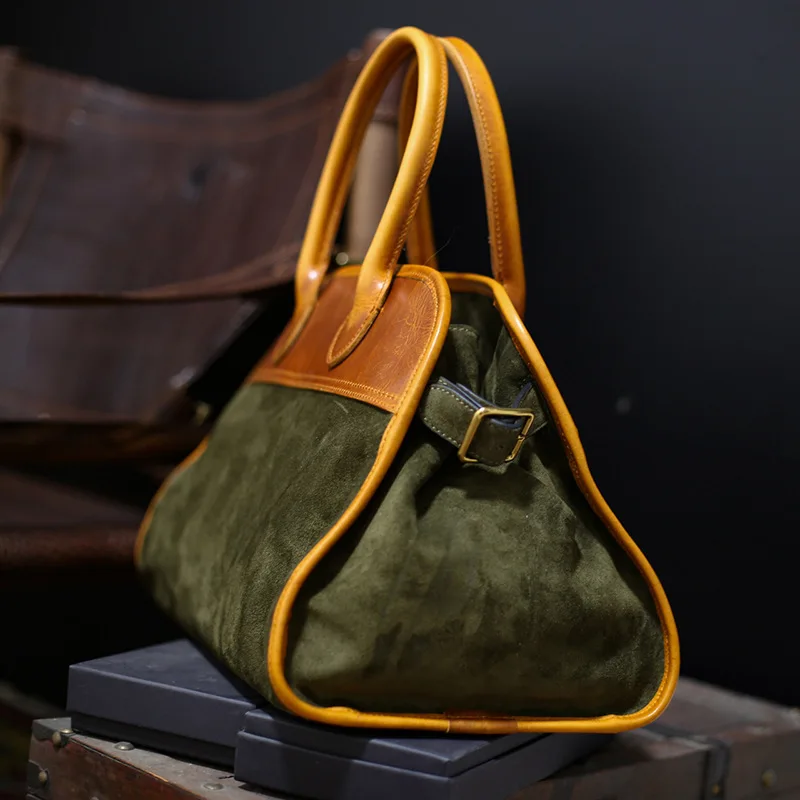 Bolsos de mano de cuero genuino 2024 para hombre y mujer, maletín de negocios, bolso para ordenador portátil de 14-15,6, bolsos de mano portátiles de viaje de gran capacidad