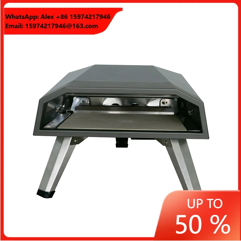 New Metal Pizza Maker Machine Pizza Oven Portable Commercial Built-in Ovens Home Pizza Gas Oven