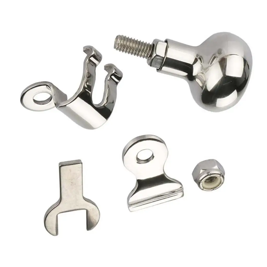 

Stainless Steel Boat Steering Wheel Knob Universal Marine Grade Spinner for Boat Yacht Caravan