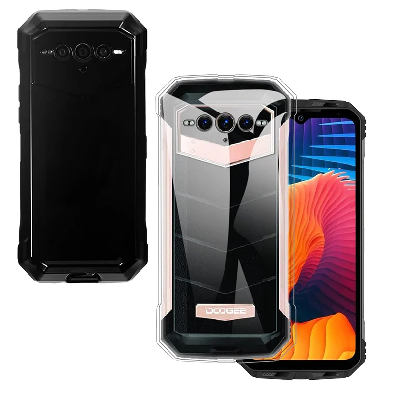 

Для Doogee V Max Plus полная защита для телефона для SDoogee V Max Plus полностью матовый материал мягкий ТПУ противоударный чехол для задней панели