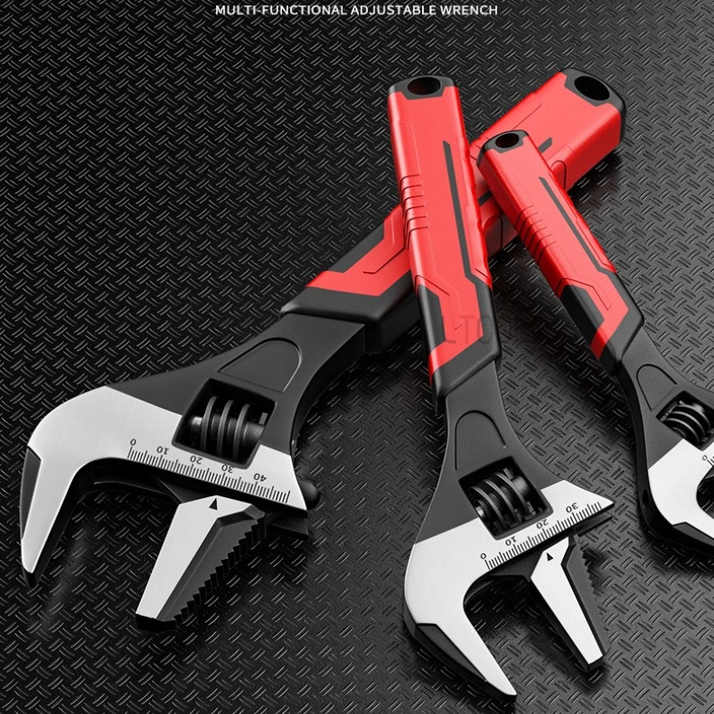 

Adjustable Dual Purpose Wrench Multi Functional Chrome Vanadium Steel Wrench Hardware Tools for Repairing Bathroom Water Pipes