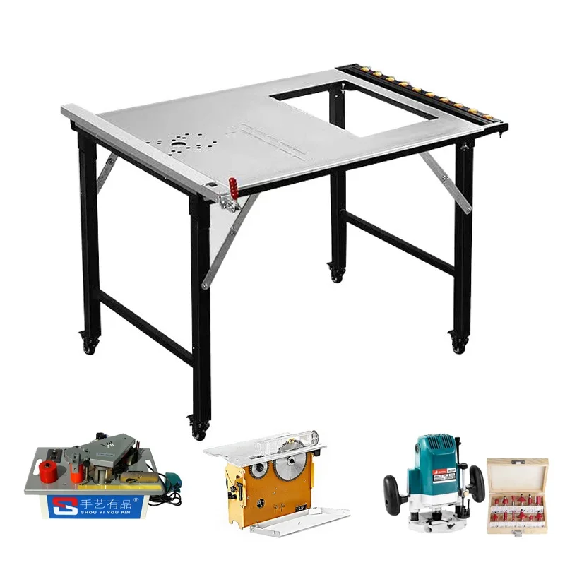 Multifunctional Woodworking Milling Machine Table Vertical Saw Panel Technology Workbench Panel Saw