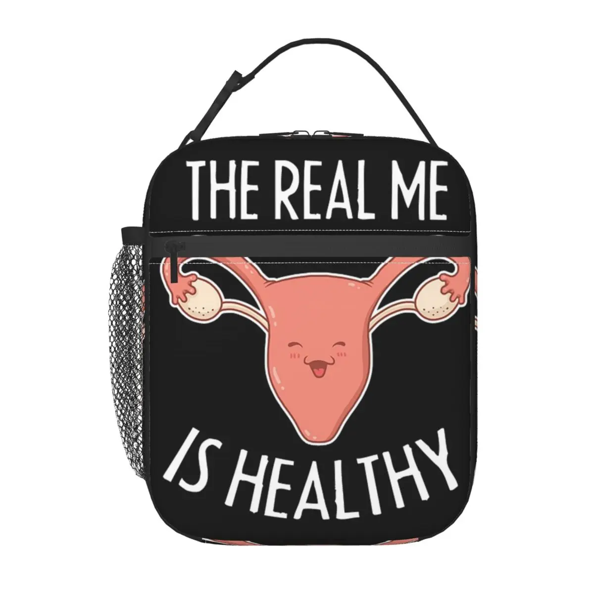 Cervix Is Healthy Uterus Obstetrician Doctor Obgyn Insulated Lunch Bag Women Children Portable Food Boxes Thermal Lunch Box Tote