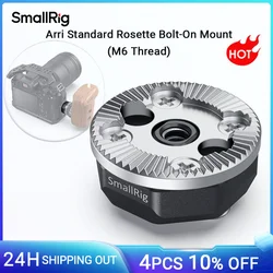 SmallRig Arri Standard Rosette Bolt-On Mount (M6 Thread)For Camera Cage/Rosette Handle ExternalQuick Release Mounting Plate 2804