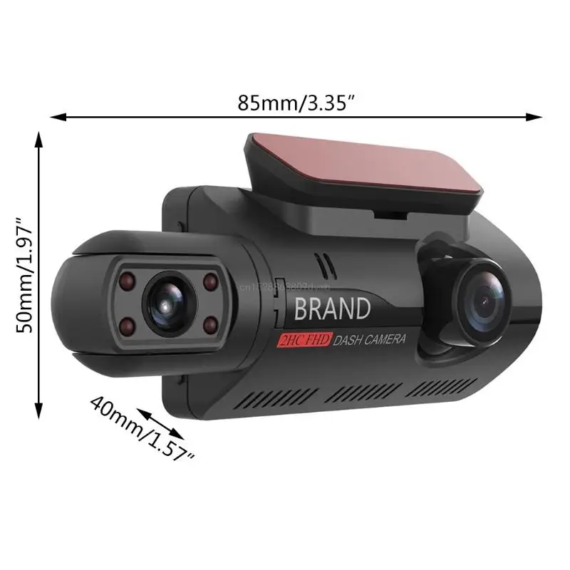 Detachable A68 Supports Multi-language Car Driving Recorder Motion Detection IPS Camera Maximum 32GB