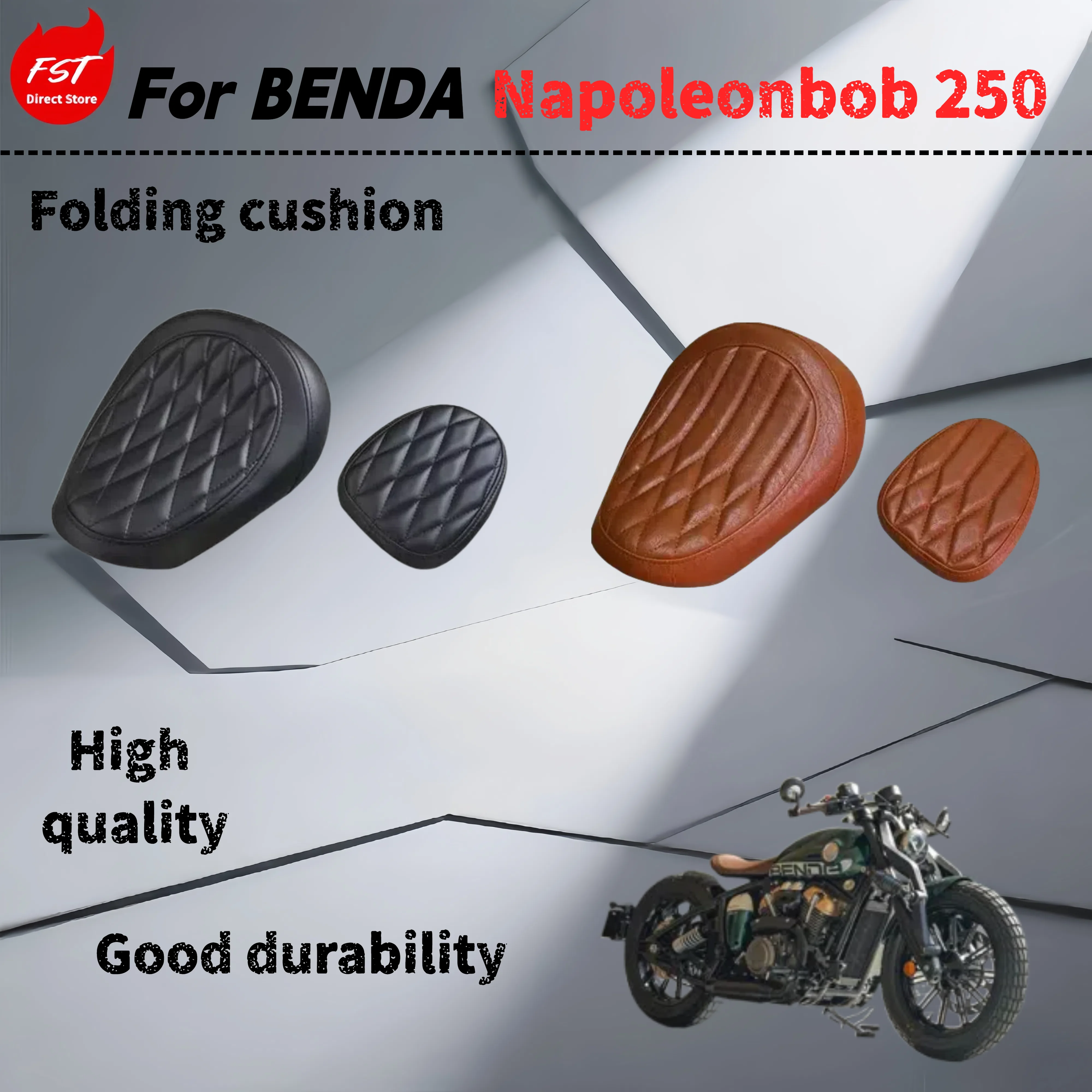 

For Benda Napoleonbob 250 folding seat cushion retrofit double seat hidden seat cushion