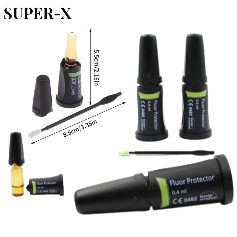 

Dental Fluoride Varnish Gel 0.4ml Fluoride Coating for Teeth Oral Care Products Children Tooth Anti Decay Protective Agent