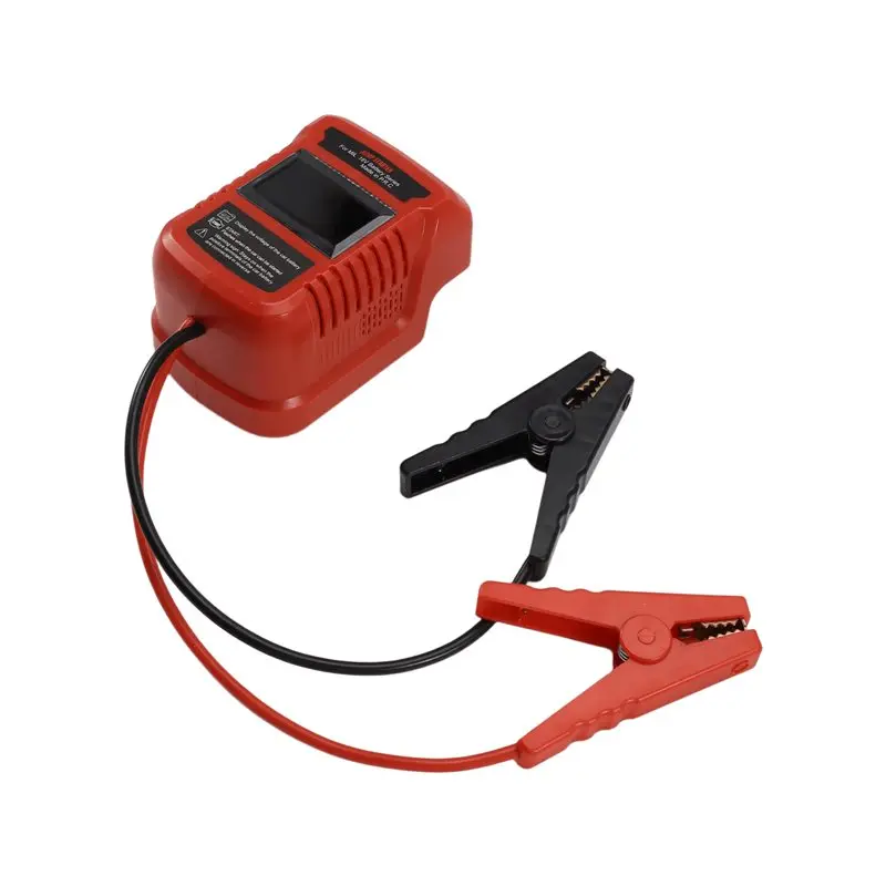 NEW HOT In Stock-Car Igniter Jumper Cables Adapter Portable Battery Starter Auto Booster Cables With Display For 18V B