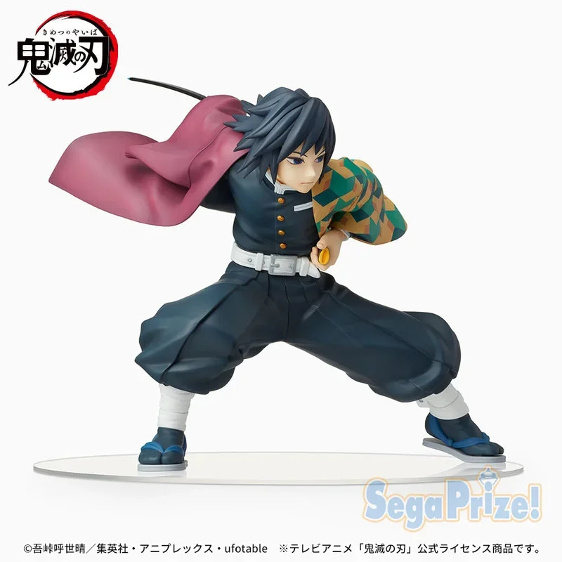 SEGA Original Demon Slayer Anime Figure SPM Tomioka Giyuu Action Figure Toys for Kids Gift Collectible Model Ornaments Dolls